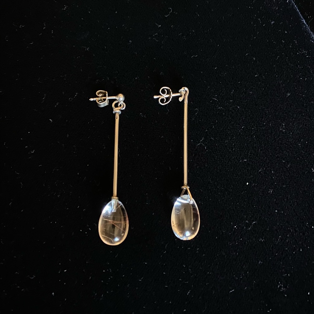 GEORG JENSEN Drop earrings Rock crystal